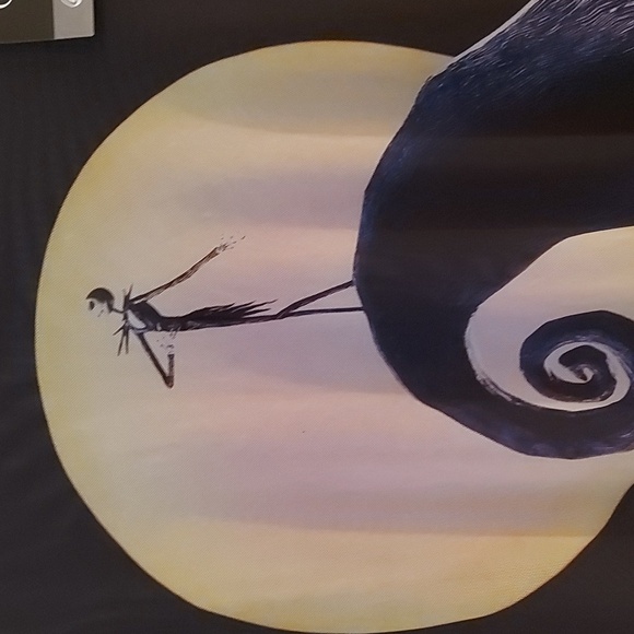 NWT Cakeworthy X Disney Nightmare Before Christmas Sheer Lettuce Hem Long Sleeve - Picture 7 of 9